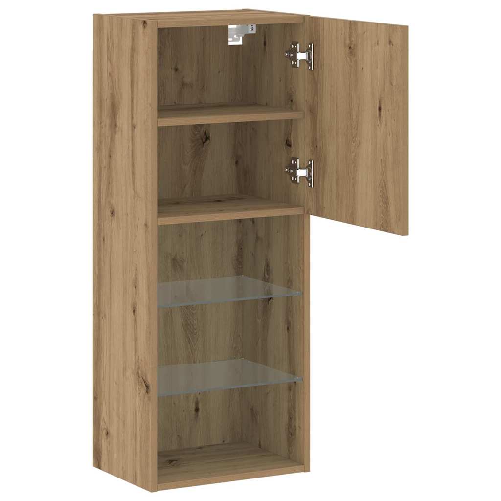 Meuble TV chêne artisanal 40.5 x 30 x 102 cm Bois d'ingénierie - XIOS