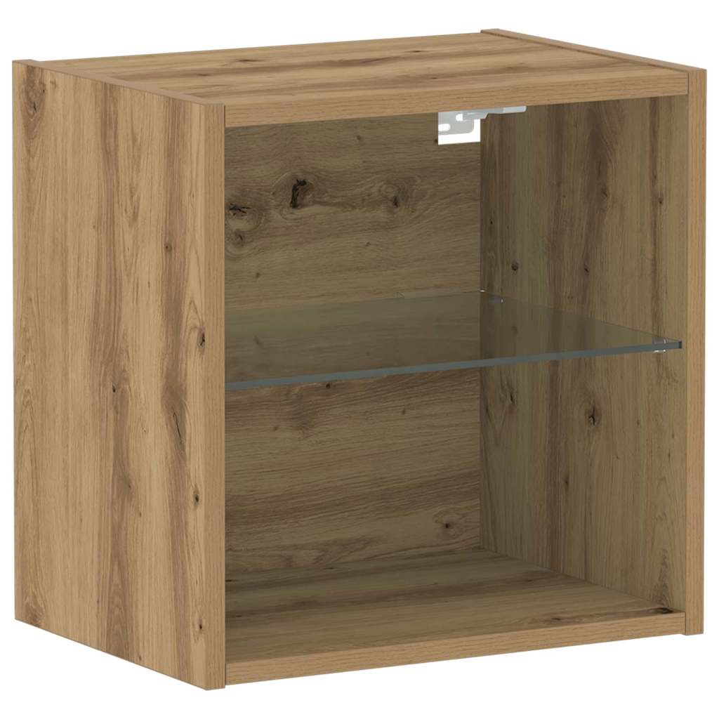 Étagère flottante avec étagère 2 pcs Marron 40 x 28.5 x 40 cm - XIOS