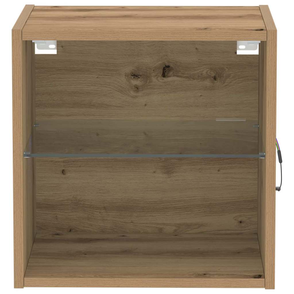 Étagère flottante avec étagère 2 pcs Marron 40 x 28.5 x 40 cm - XIOS