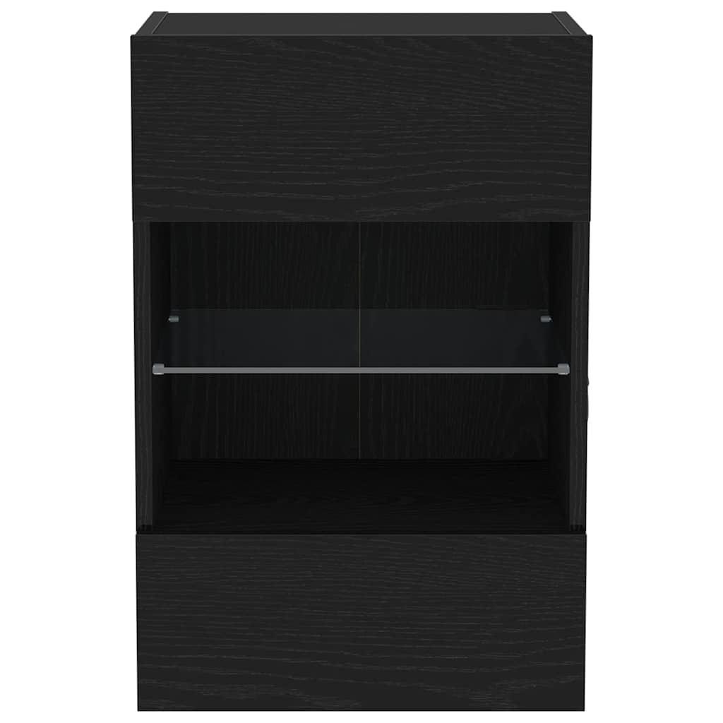 Meuble TV 2 pcs Noir 40 x 30 x 60,5 cm Bois d'ingénierie - XIOS