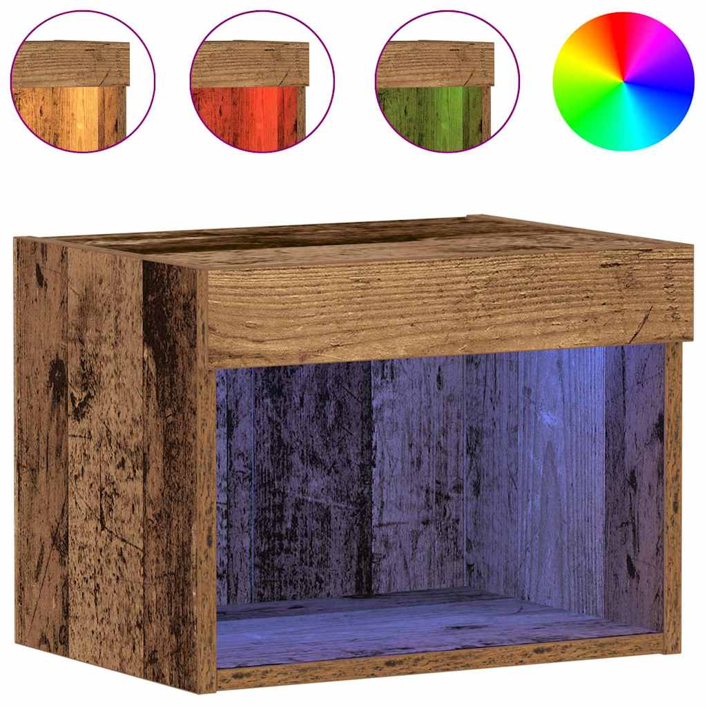 Meuble TV Bois ancien 40 x 30 x 30 cm Bois d'ingénierie - XIOS
