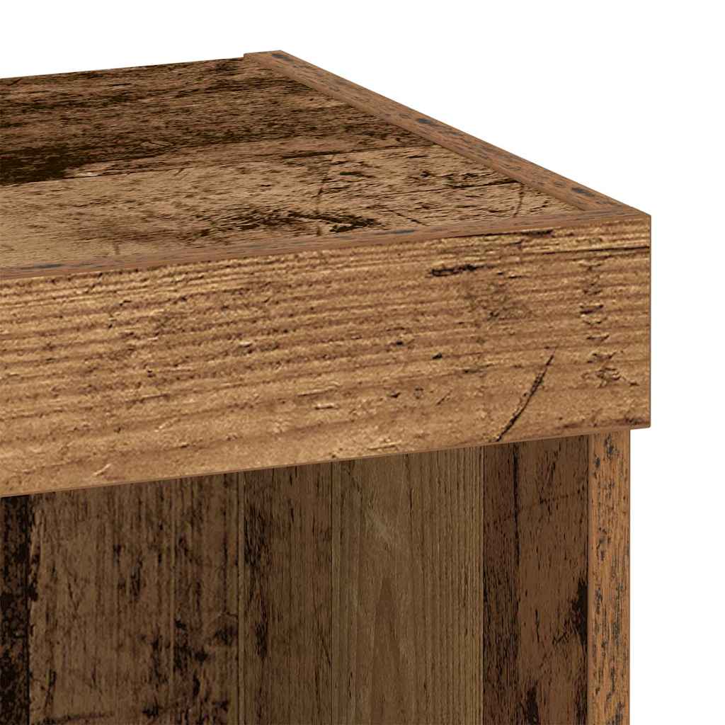 Meuble TV 2 pcs Bois ancien 40 x 30 x 30 cm Bois d'ingénierie - XIOS