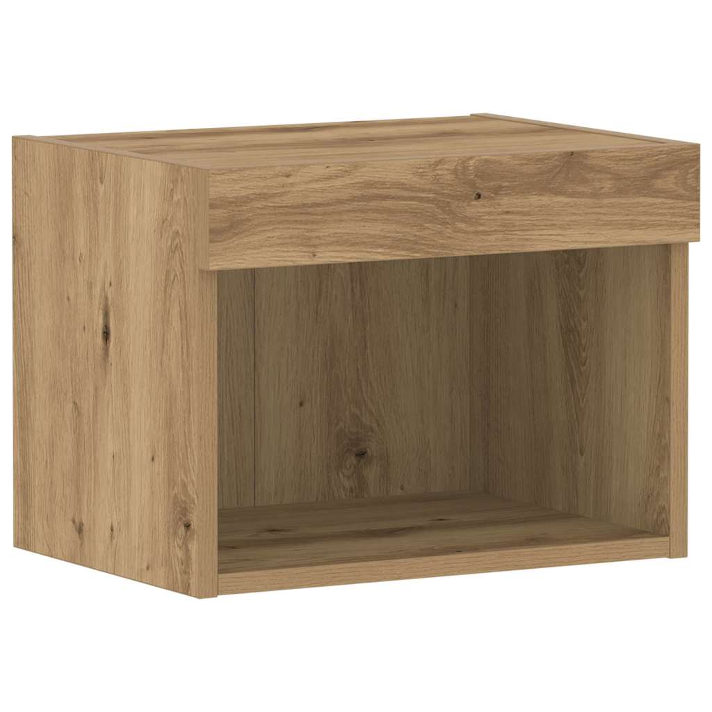 Meuble TV Chêne artisanal 40 x 30 x 30 cm Bois d'ingénierie - XIOS
