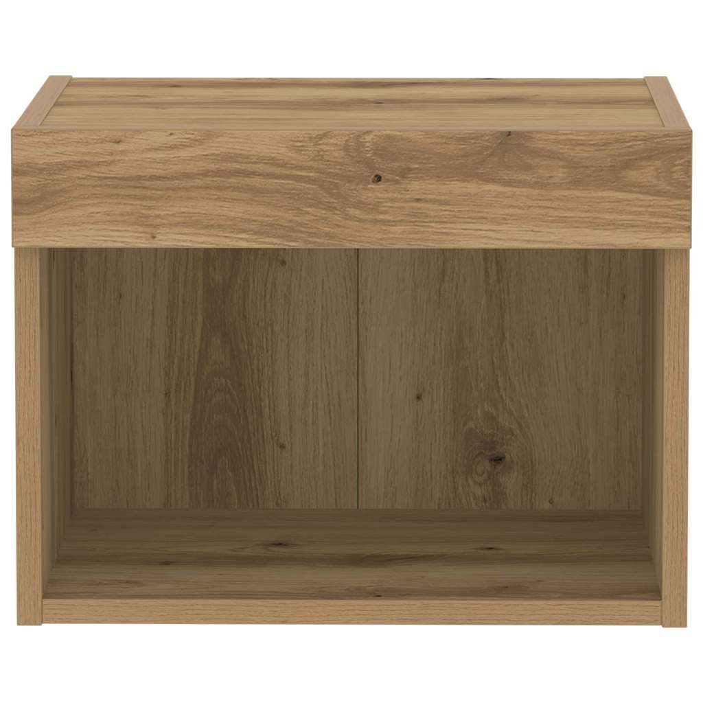 Meuble TV Chêne artisanal 40 x 30 x 30 cm Bois d'ingénierie - XIOS