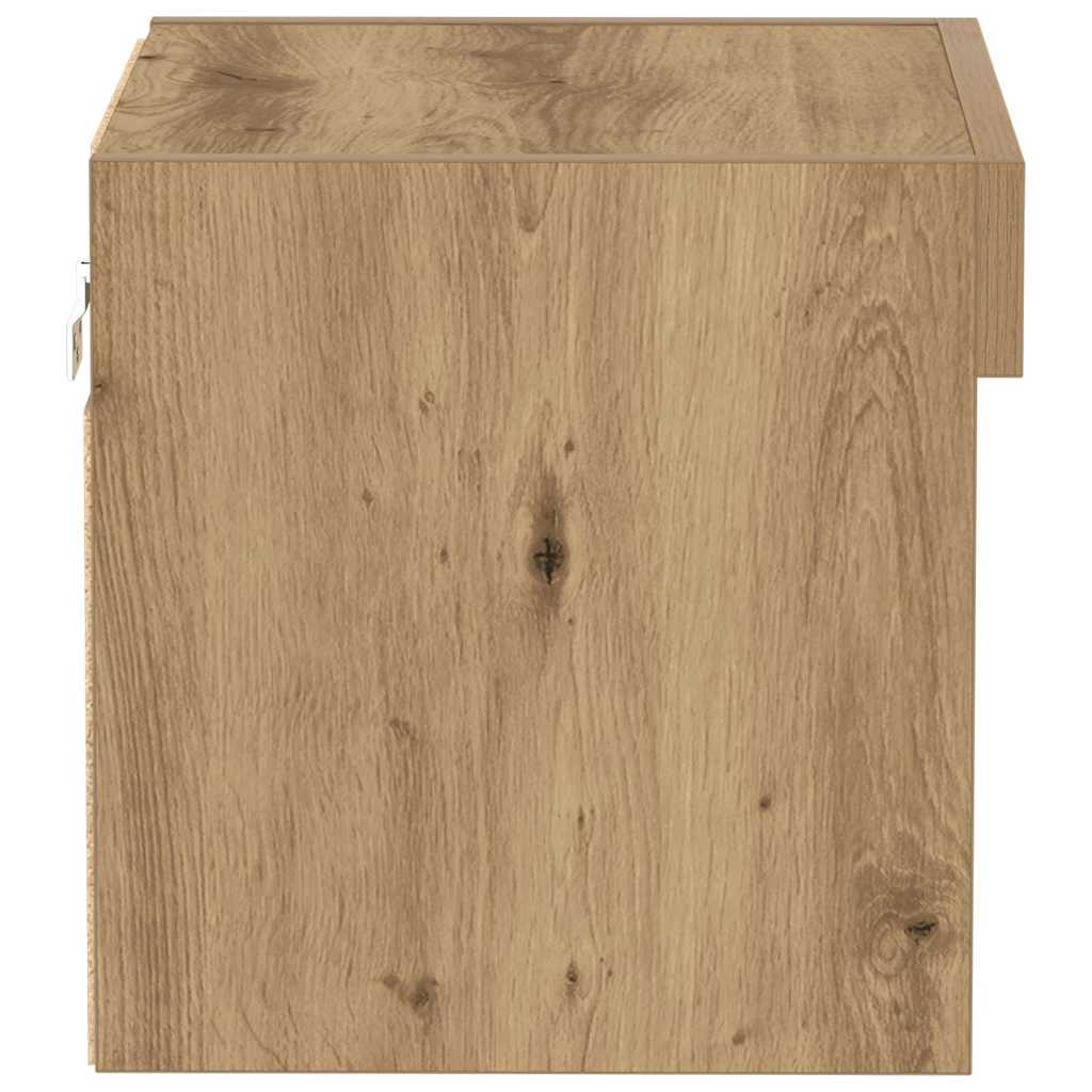 Meuble TV Montage mural 2 pcs chêne artisanal 40 x 30 x 30 cm - XIOS