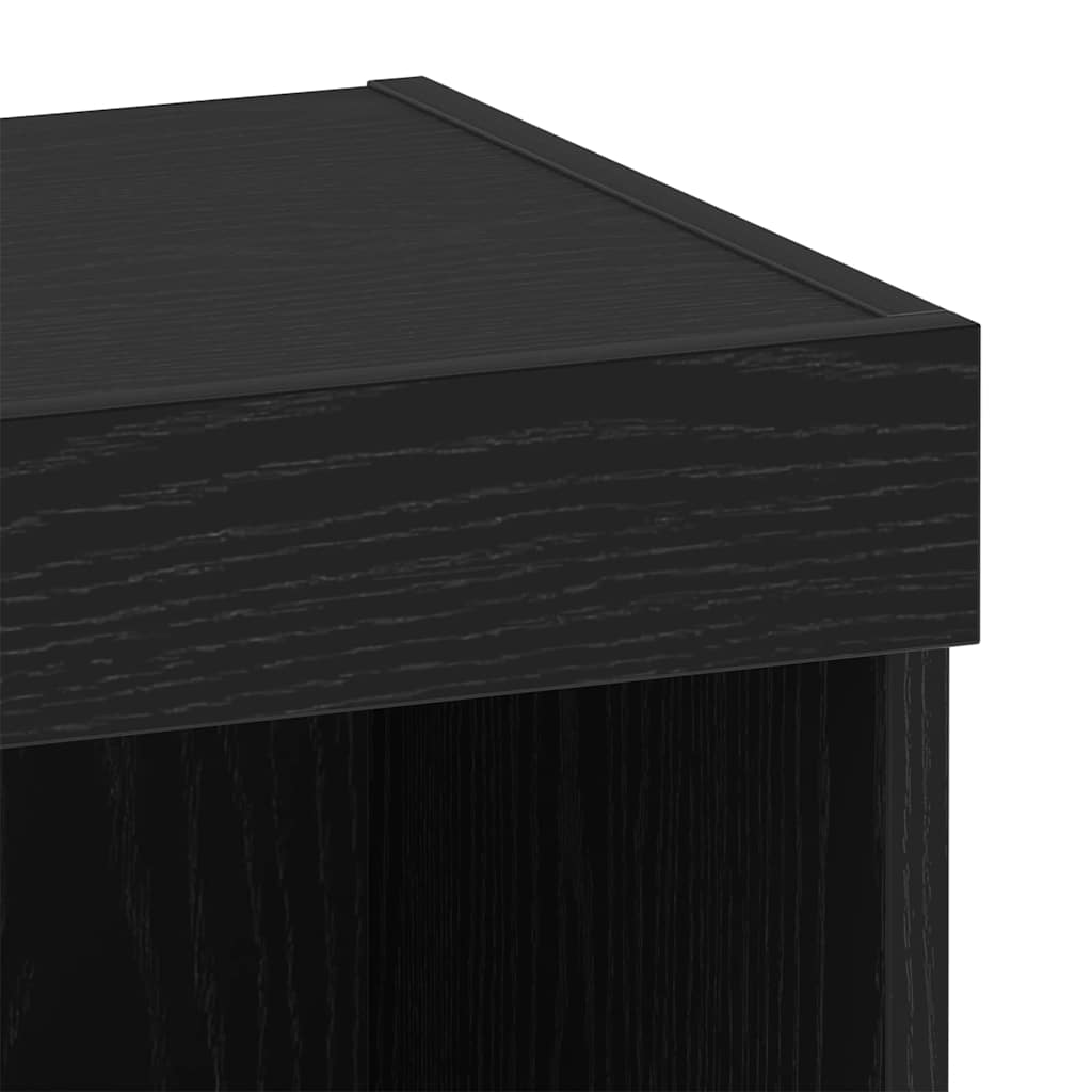 Meuble TV 2 pcs Chêne noir 40 x 30 x 30 cm Bois d'ingénierie - XIOS