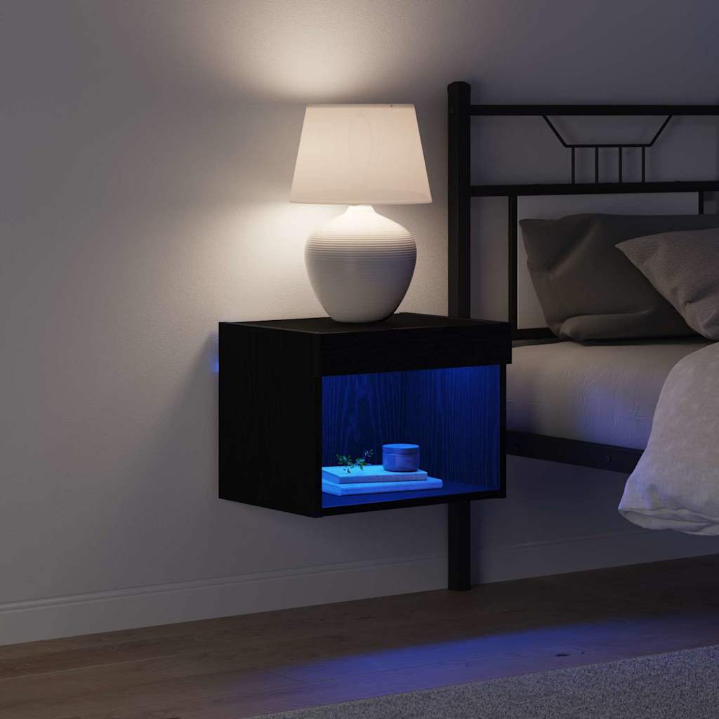 Meuble TV 2 pcs Chêne noir 40 x 30 x 30 cm Bois d'ingénierie - XIOS