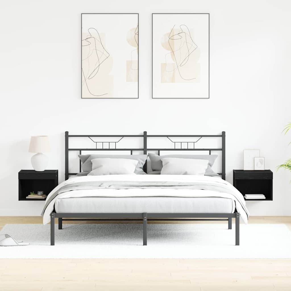 Meuble TV 2 pcs Chêne noir 40 x 30 x 30 cm Bois d'ingénierie - XIOS