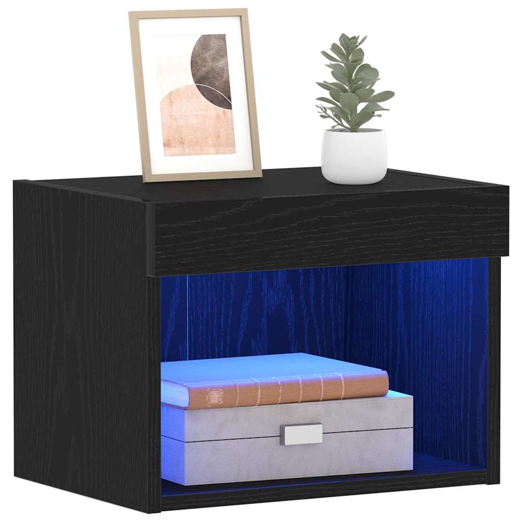 Meuble TV 2 pcs Chêne noir 40 x 30 x 30 cm Bois d'ingénierie - XIOS