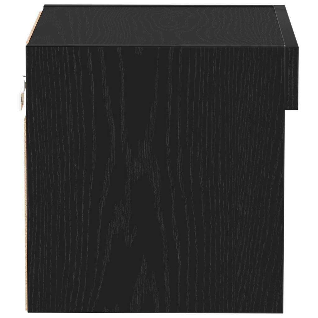 Meuble TV 2 pcs Chêne noir 40 x 30 x 30 cm Bois d'ingénierie - XIOS