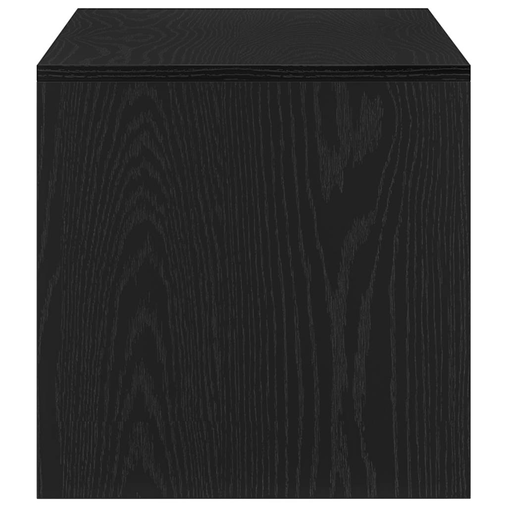 Meuble TV chêne noir 100x40x40 cm bois d'ingénierie - XIOS