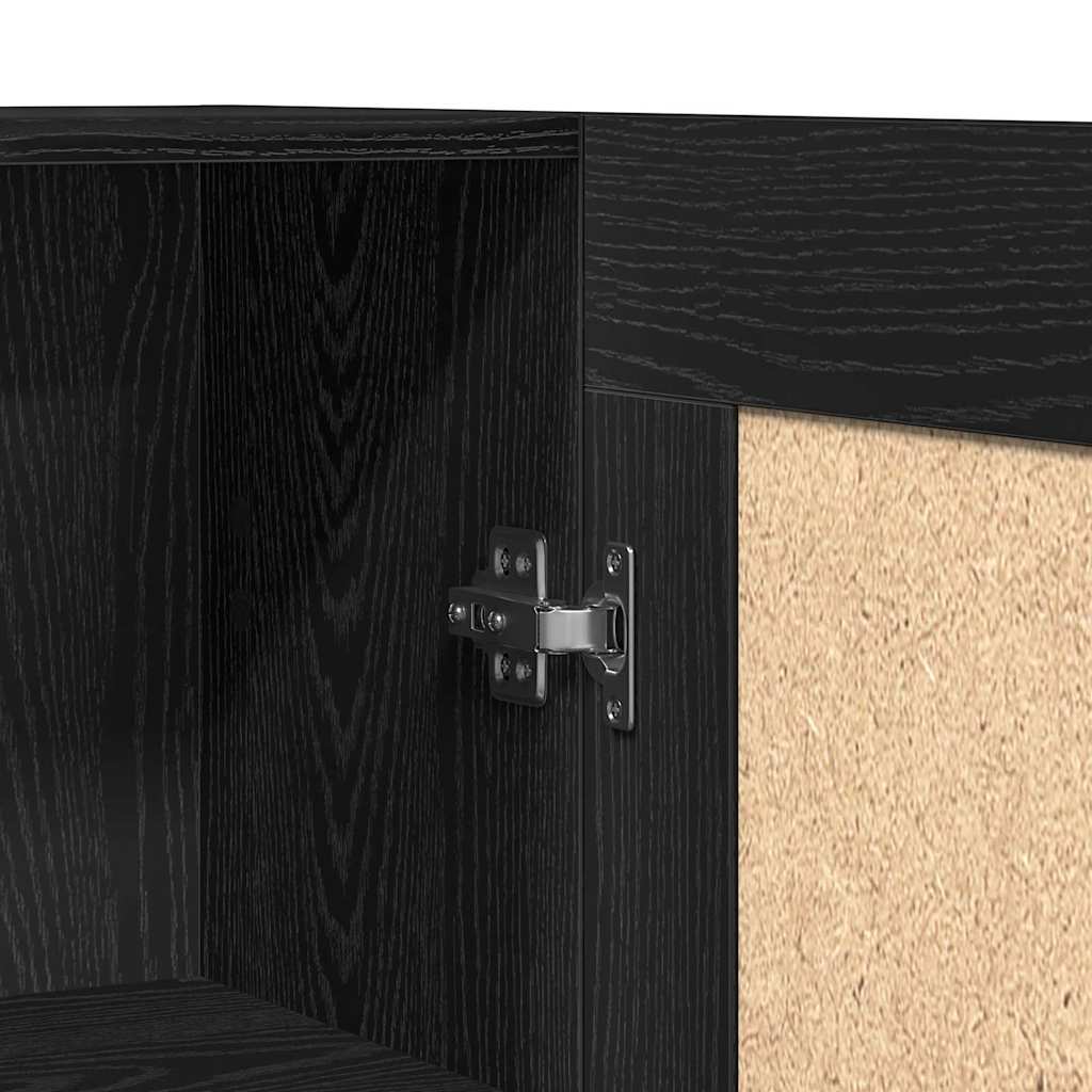 Meuble de Bibliothèque Chêne noir 82.5 x 30.5 x 150 cm - XIOS