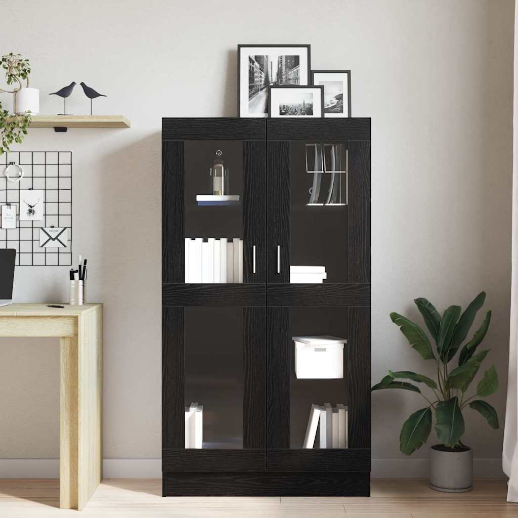 Bibliothèque Chêne noir 82.5 x 30.5 x 150 cm Bois d'ingénierie - XIOS