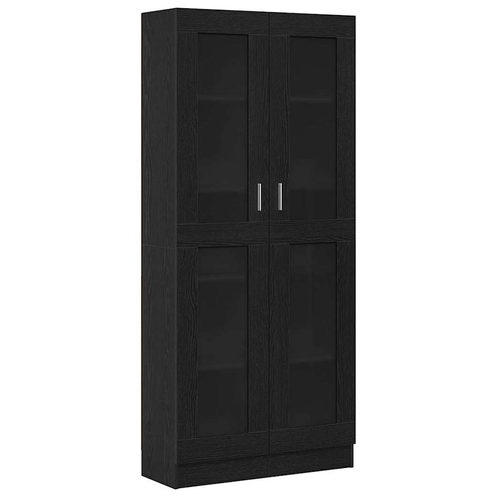 Bibliothèque Chêne noir 82.5 x 30.5 x 185 cm Bois d'ingénierie - XIOS