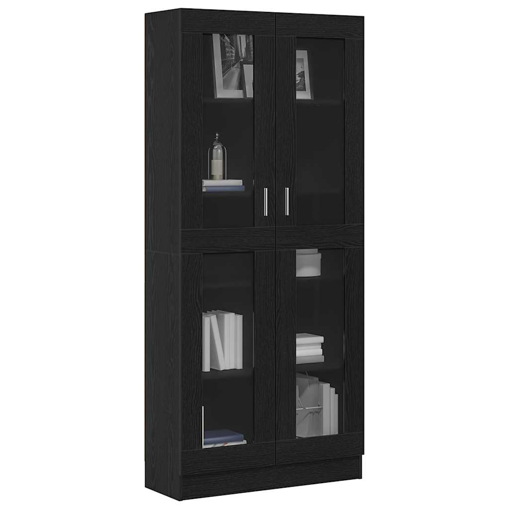 Bibliothèque Chêne noir 82.5 x 30.5 x 185 cm Bois d'ingénierie - XIOS