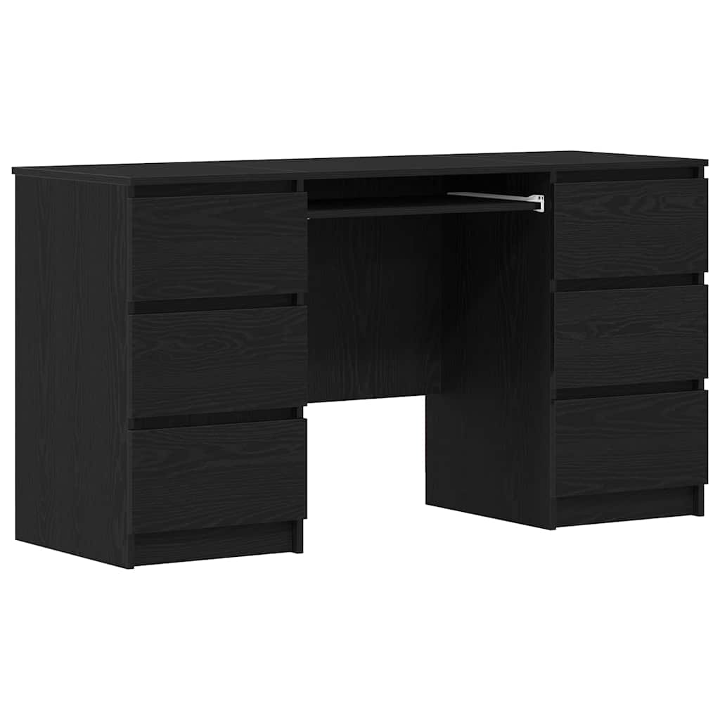 Bureau Chêne noir 140 x 50 x 76 cm Bois d'ingénierie - XIOS