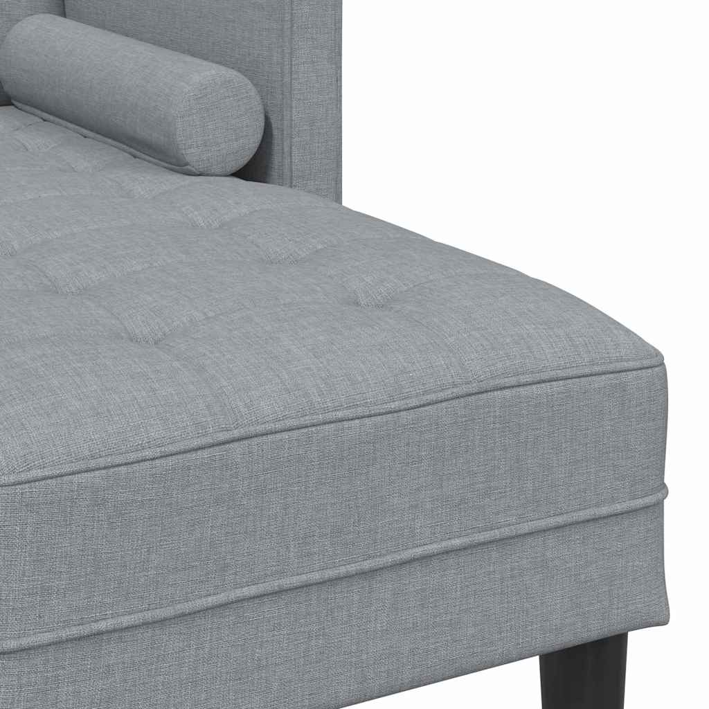 Ensemble de Canapés Gris clair 173 x 131 x 67 cm tissu - XIOS