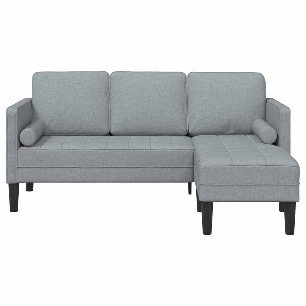 Ensemble de Canapés Gris clair 173 x 131 x 67 cm tissu - XIOS