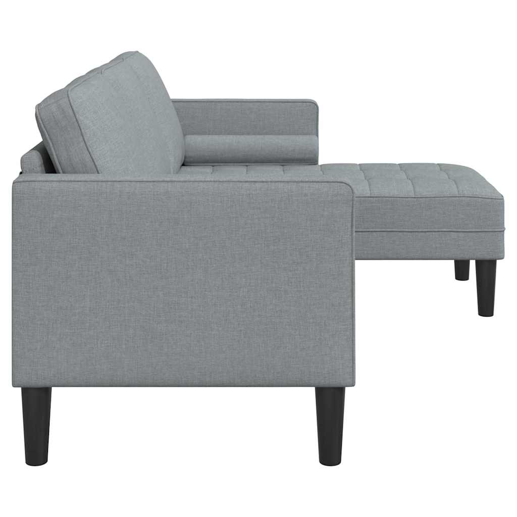 Ensemble de Canapés Gris clair 173 x 131 x 67 cm tissu - XIOS