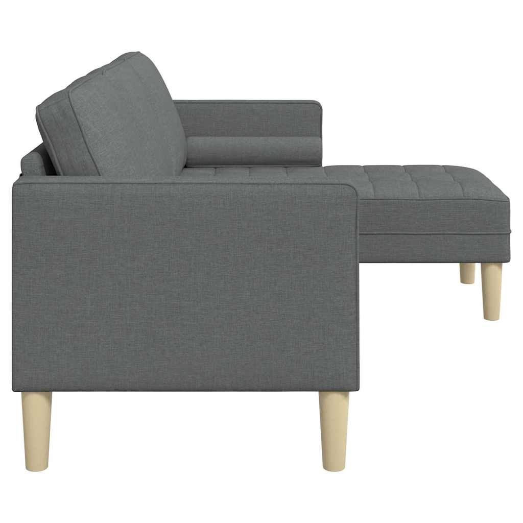 Ensemble de Canapés avec coussin Gris foncé Polyester - XIOS