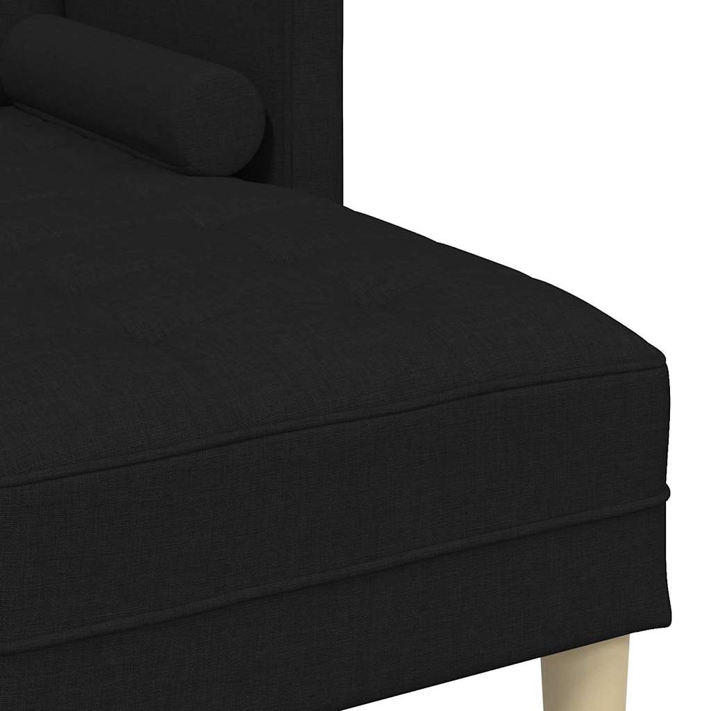 Ensemble de Canapés avec coussin Noir Polyester - XIOS