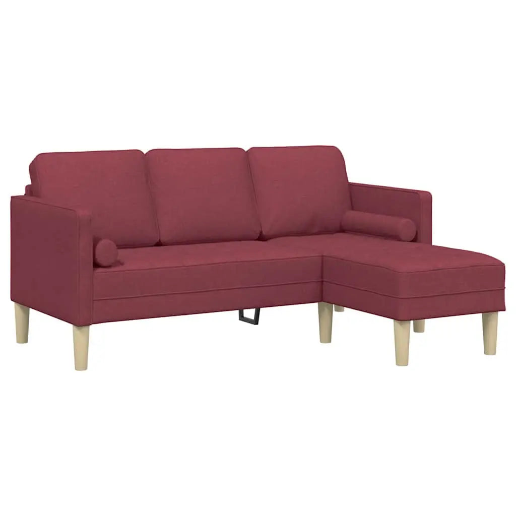 Ensemble de Canapés Bordeaux 173 x 131 x 67 cm Polyester - XIOS