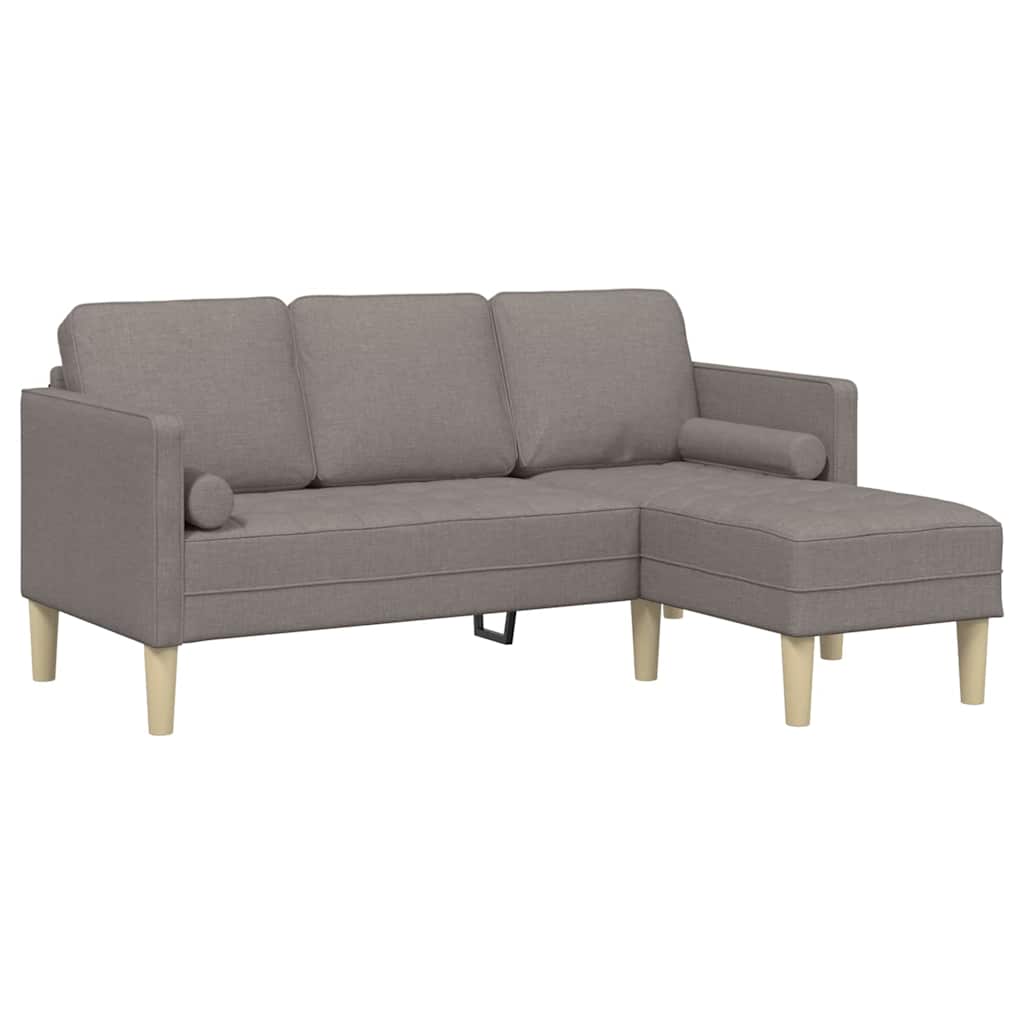 Ensemble de Canapés avec coussin Taupe Polyester - XIOS