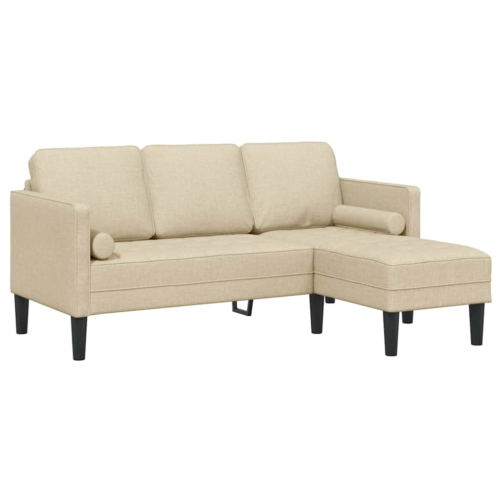 Ensemble de Canapés Crème 173 x 131 x 67 cm tissu - XIOS