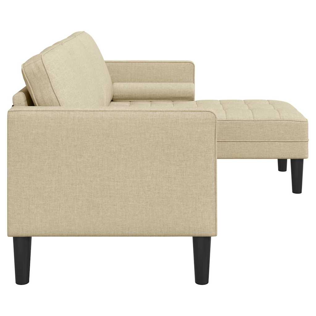 Ensemble de Canapés Crème 173 x 131 x 67 cm tissu - XIOS
