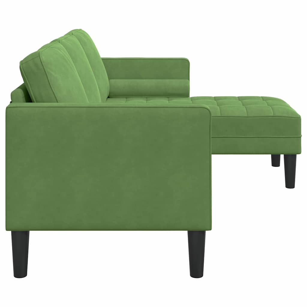 Ensemble de Canapés avec coussin Vert clair Polyester - XIOS