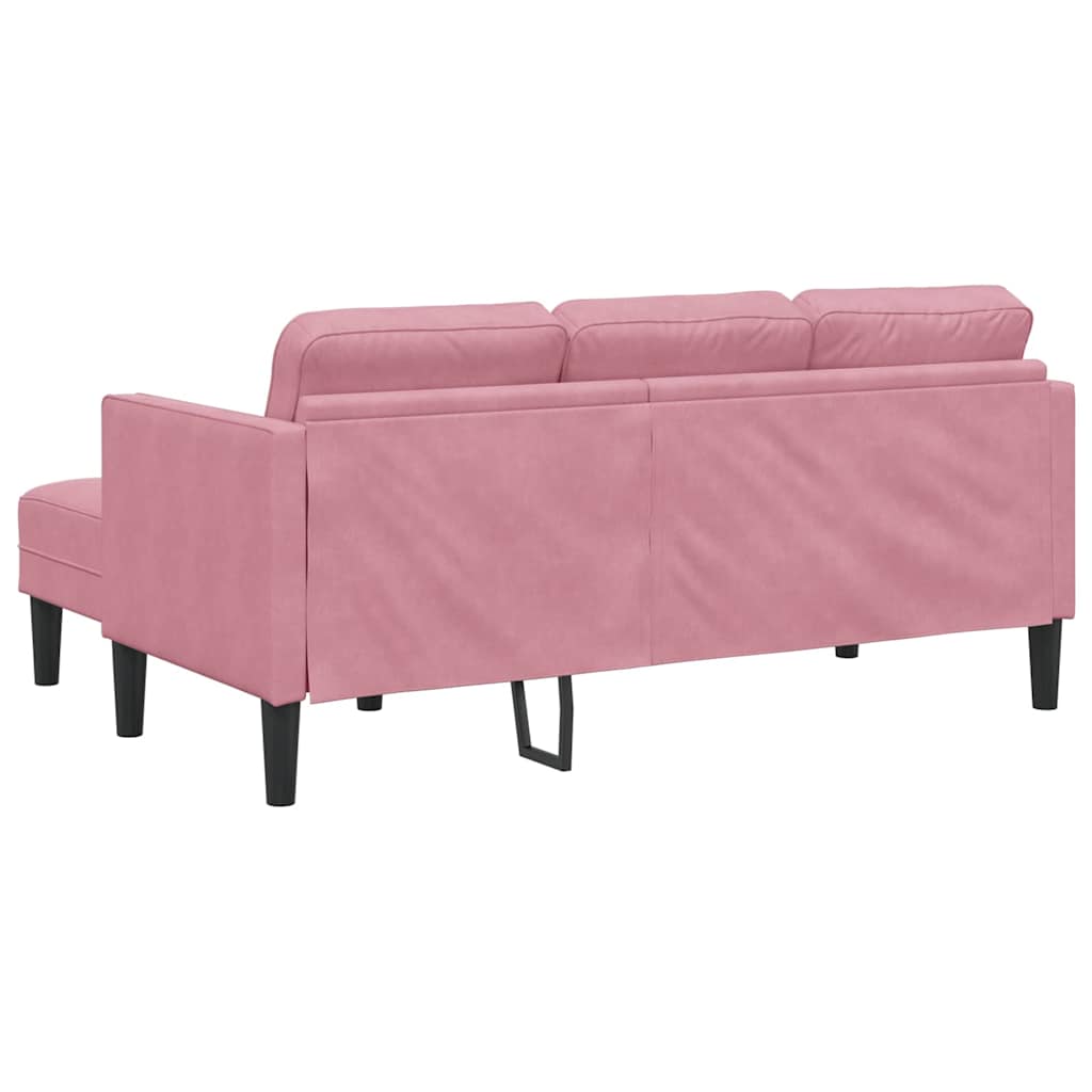 Ensemble de Canapés avec coussin Rose Polyester - XIOS