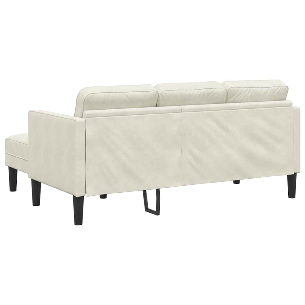 Ensemble de Canapés avec coussin Crème Polyester - XIOS