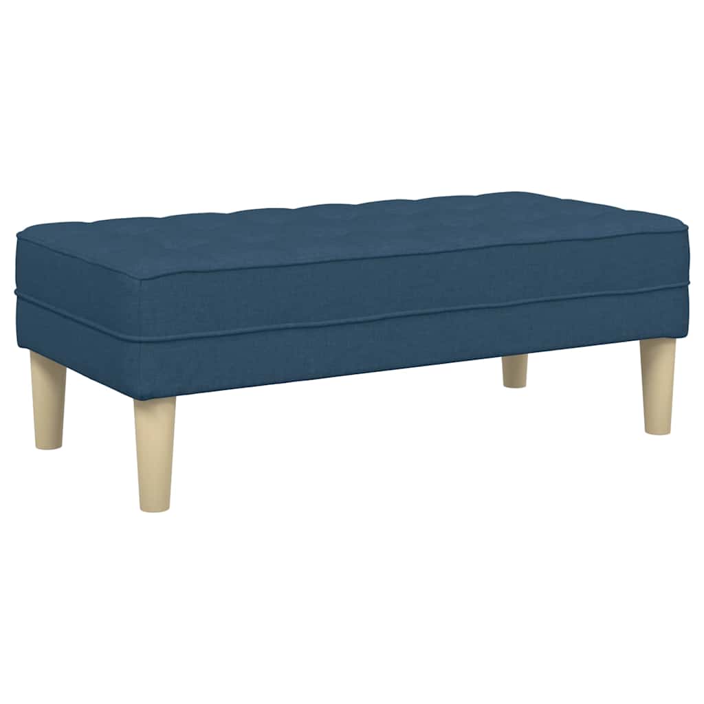 banc Bleu 113 x 57 x 39 cm tissu - XIOS