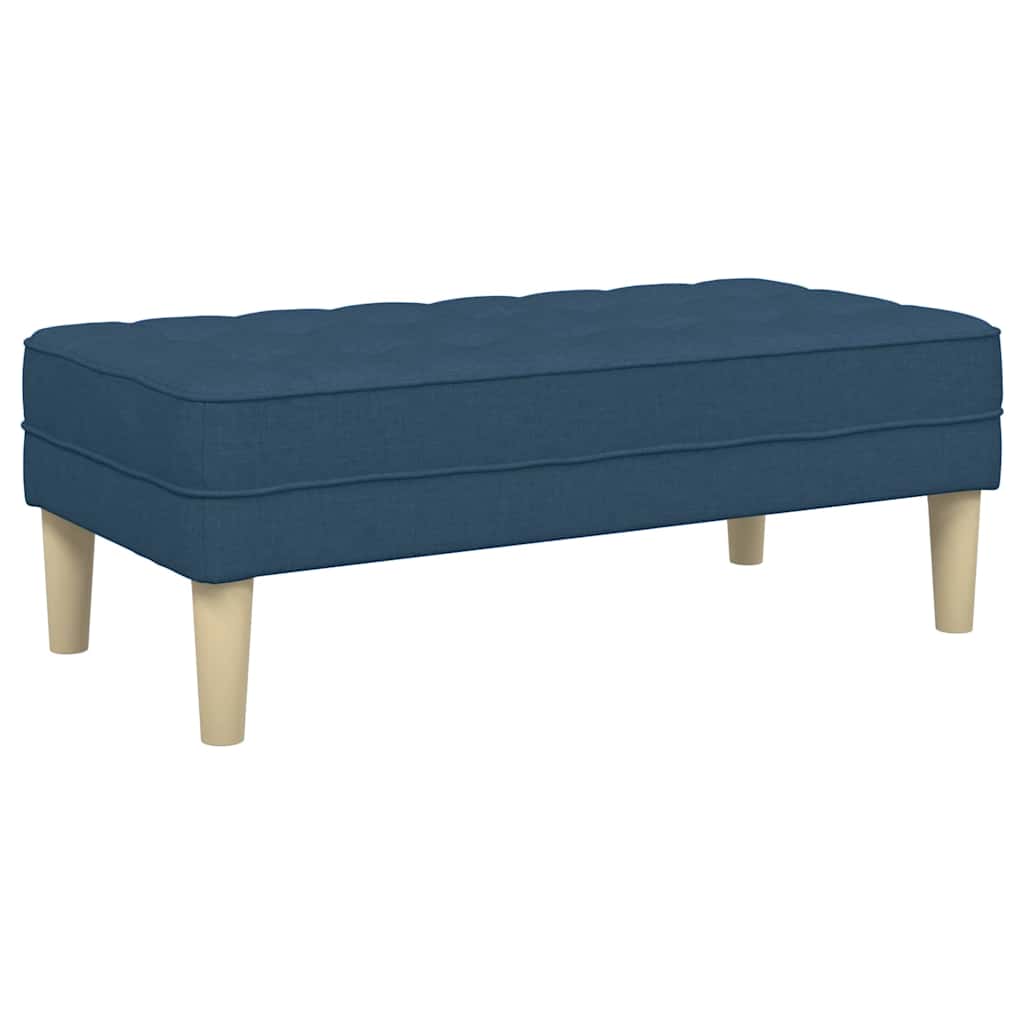 banc Bleu 113 x 57 x 39 cm tissu - XIOS