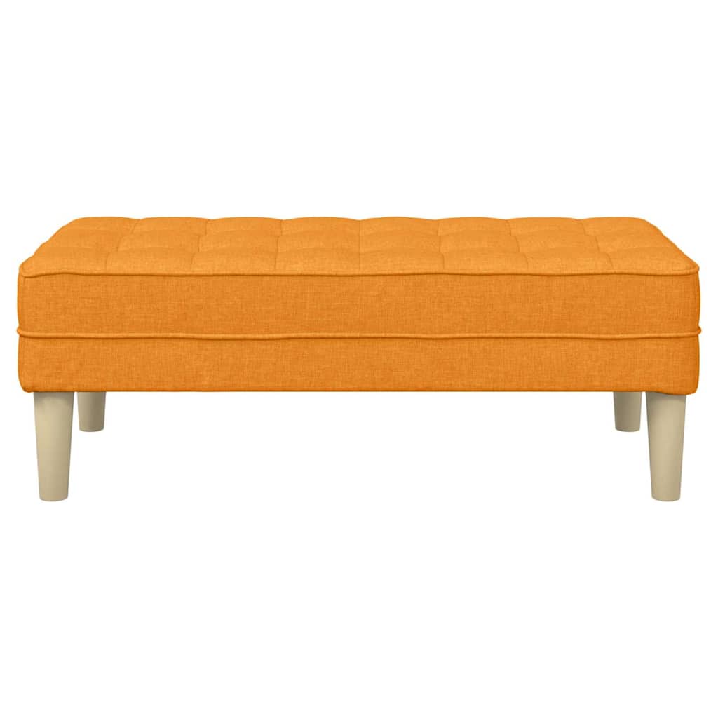 banc avec coussin Jaune foncé 113 x 57 x 39 cm tissu - XIOS