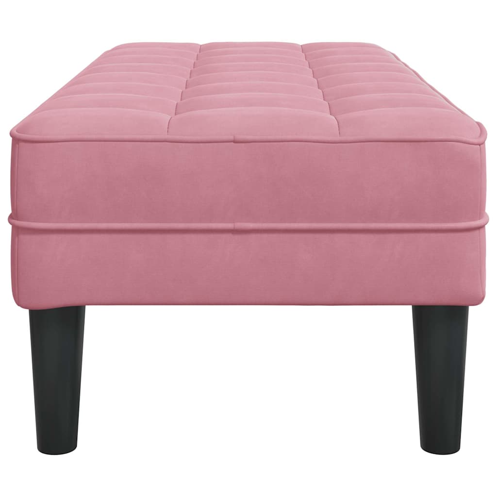 banc Rose 113 x 57 x 39 cm Velours - XIOS