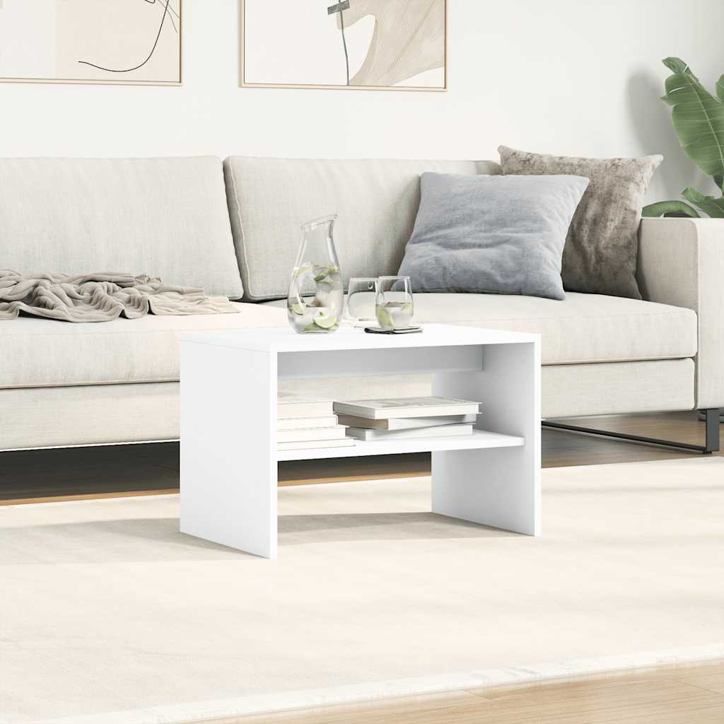 Meuble TV blanc 60x40x40 cm bois d'ingénierie - XIOS