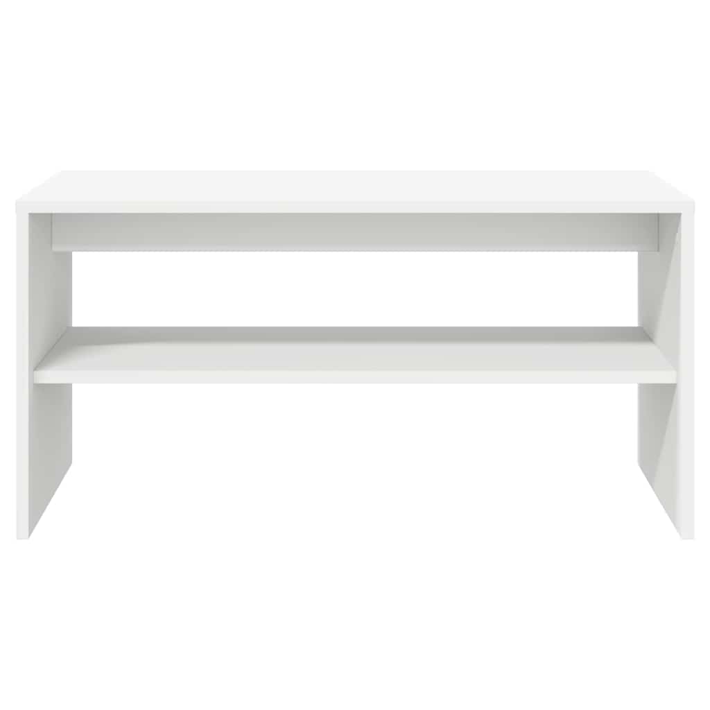 Meuble TV blanc 60x40x40 cm bois d'ingénierie - XIOS