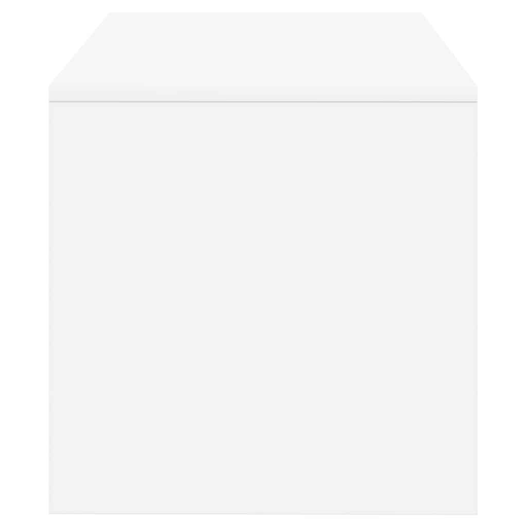 Meuble TV blanc 60x40x40 cm bois d'ingénierie - XIOS
