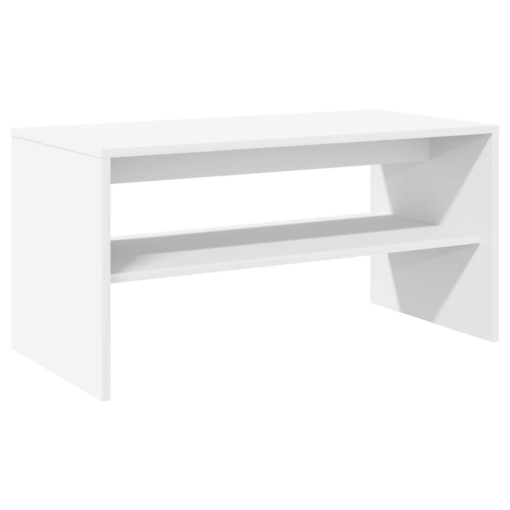 Meuble TV blanc 60x40x40 cm bois d'ingénierie - XIOS