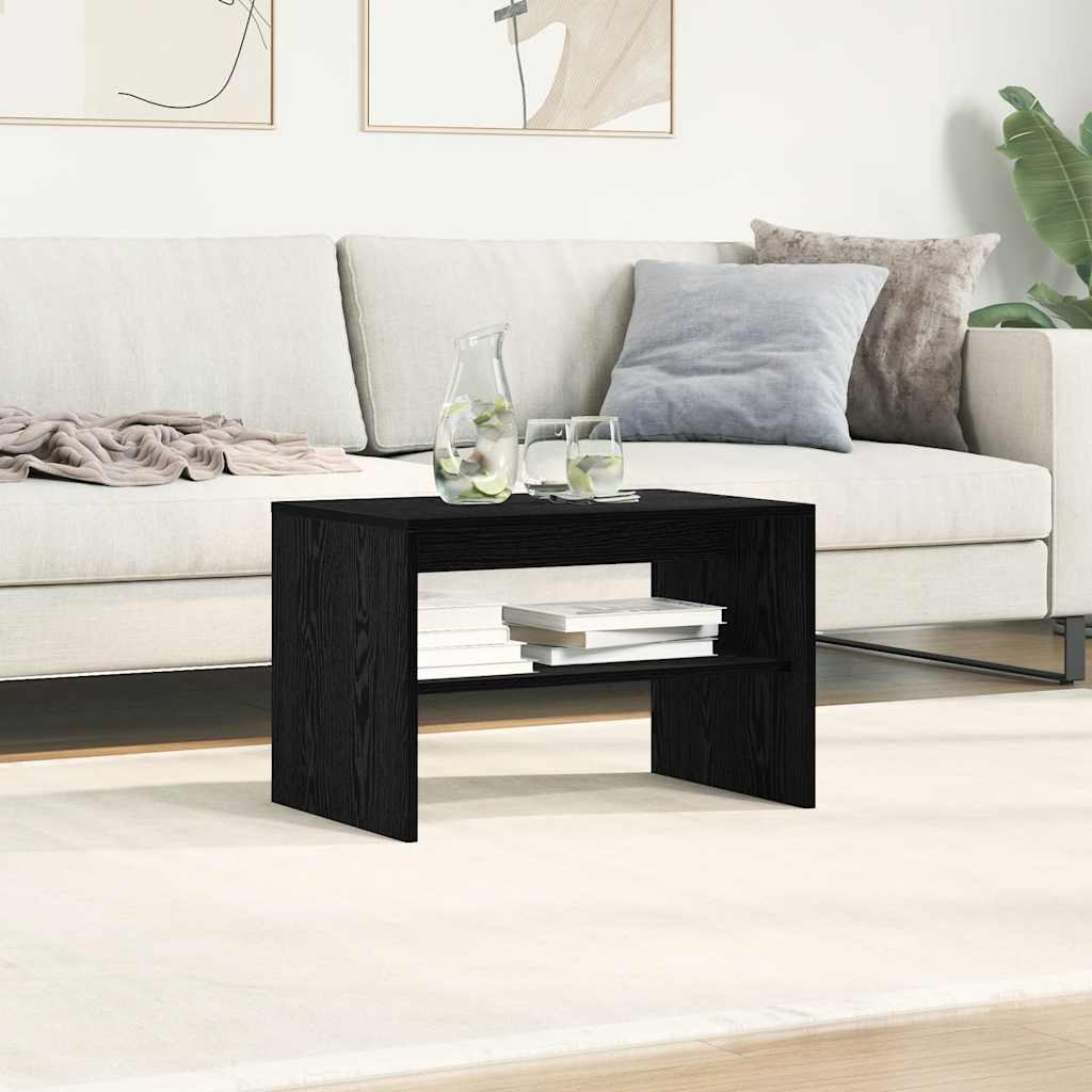 Meuble TV chêne noir 60x40x40 cm bois d'ingénierie - XIOS