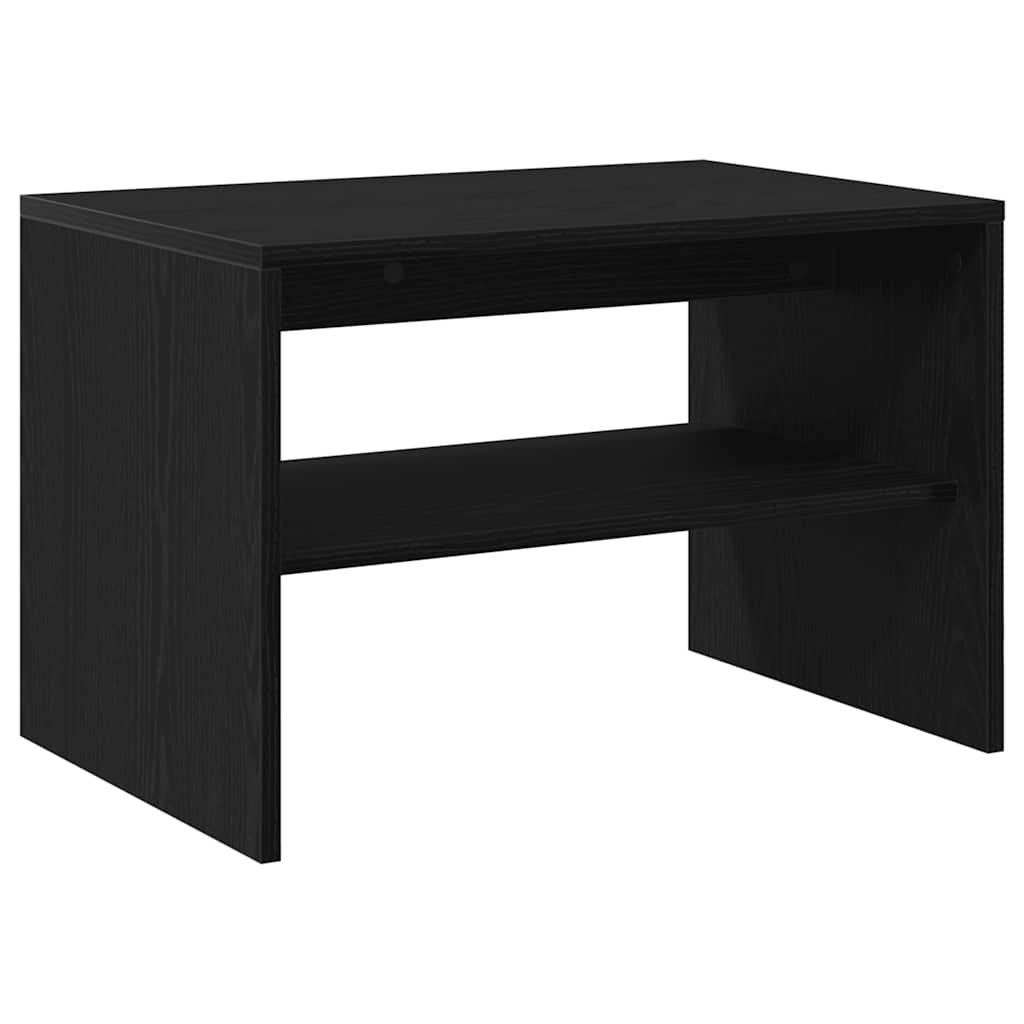 Meuble TV chêne noir 60x40x40 cm bois d'ingénierie - XIOS