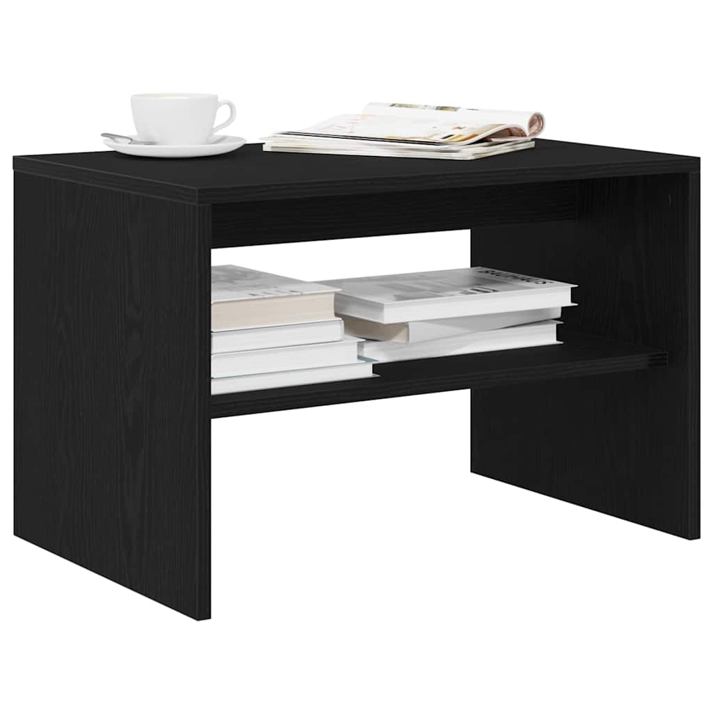 Meuble TV chêne noir 60x40x40 cm bois d'ingénierie - XIOS