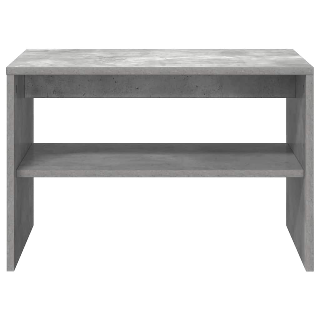 Meuble TV gris béton 60x40x40 cm bois d'ingénierie - XIOS