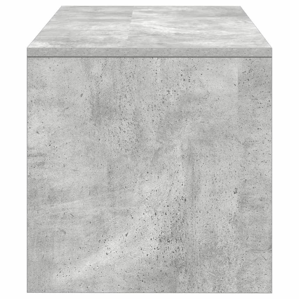 Meuble TV gris béton 60x40x40 cm bois d'ingénierie - XIOS
