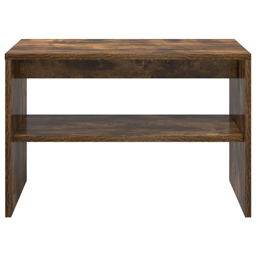 Meuble TV chêne fumé 60x40x40 cm bois d'ingénierie - XIOS