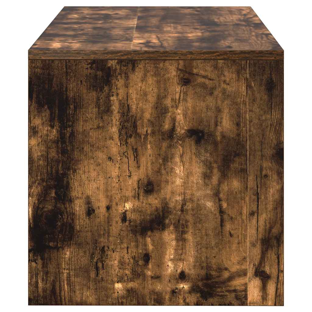 Meuble TV chêne fumé 60x40x40 cm bois d'ingénierie - XIOS