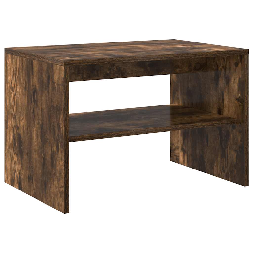 Meuble TV chêne fumé 60x40x40 cm bois d'ingénierie - XIOS