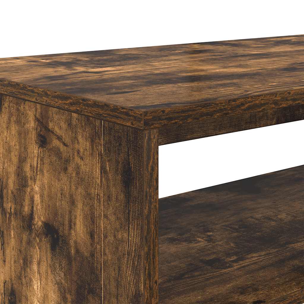 Meuble TV chêne fumé 60x40x40 cm bois d'ingénierie - XIOS
