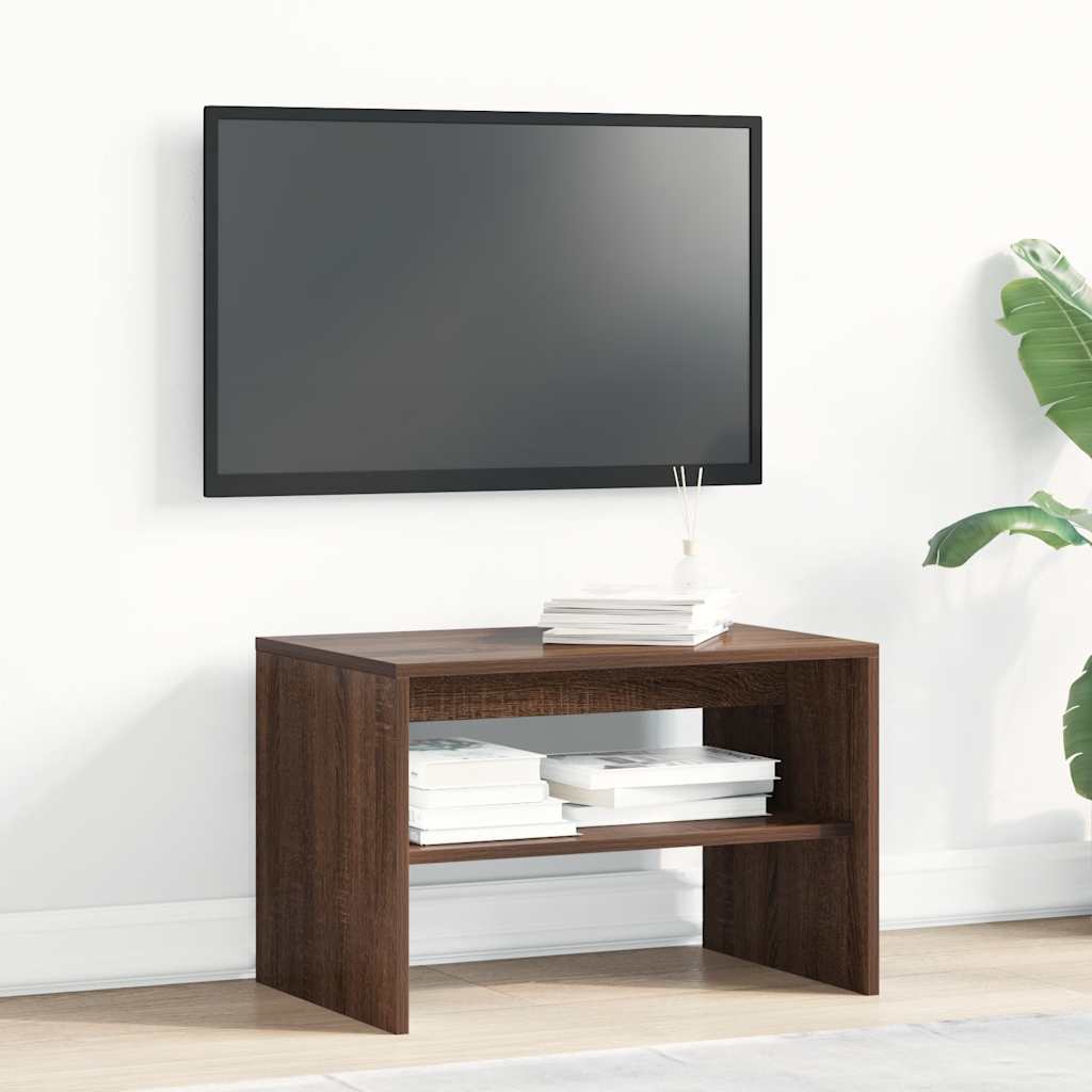 Meuble TV chêne marron 60x40x40 cm bois d'ingénierie - XIOS